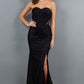Fitted Glitter Strapless Sweetheart Party Dress by Cinderella Couture USA AS8094J