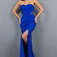 Fitted Glitter Strapless Sweetheart Party Dress by Cinderella Couture USA AS8094J