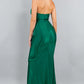 Strapless Sweetheart Neckline Sheath Party Dress by Cinderella Couture USA AS8095J