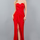 Strapless Sweetheart Neckline Sheath Party Dress by Cinderella Couture USA AS8095J