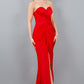 Strapless Sweetheart Neckline Sheath Party Dress by Cinderella Couture USA AS8095J