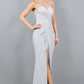 Strapless Sweetheart Neckline Sheath Party Dress by Cinderella Couture USA AS8095J