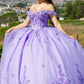 Sequin Appliques Tulle A-Line Girl Communion Dress by Cinderella Couture USA AS8111J