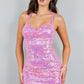 Fitted Slit Sweetheart Neckline Short Party Dress by Cinderella Couture USA AS8113J