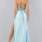 Fitted Beautiful Leg Slit Party Dress by Cinderella Couture USA AS8116J
