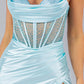 Fitted Beautiful Leg Slit Party Dress by Cinderella Couture USA AS8116J