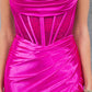 Fitted Beautiful Leg Slit Party Dress by Cinderella Couture USA AS8116J