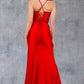 Fitted Beautiful Leg Slit Party Dress by Cinderella Couture USA AS8116J