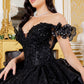 Off Shoulder Butterfly Quinceanera Dress by Cinderella Couture USA AS8120J