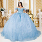 Off Shoulder Butterfly Quinceanera Dress by Cinderella Couture USA AS8120J
