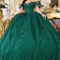 Off Shoulder Butterfly Quinceanera Dress by Cinderella Couture USA AS8120J