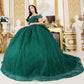 Off Shoulder Butterfly Quinceanera Dress by Cinderella Couture USA AS8120J