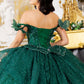 Off Shoulder Butterfly Quinceanera Dress by Cinderella Couture USA AS8120J