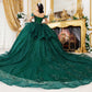 Off Shoulder Butterfly Quinceanera Dress by Cinderella Couture USA AS8120J