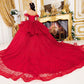 Off Shoulder Butterfly Quinceanera Dress by Cinderella Couture USA AS8120J