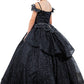 Layered Tulle with Tiered Train Girl Communion Dress by Cinderella Couture USA AS8120