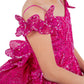 Layered Tulle with Tiered Train Girl Communion Dress by Cinderella Couture USA AS8120