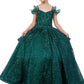 Layered Tulle with Tiered Train Girl Communion Dress by Cinderella Couture USA AS8120