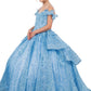 Layered Tulle with Tiered Train Girl Communion Dress by Cinderella Couture USA AS8120