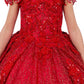 Layered Tulle with Tiered Train Girl Communion Dress by Cinderella Couture USA AS8120