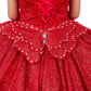 Layered Tulle with Tiered Train Girl Communion Dress by Cinderella Couture USA AS8120