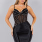 Thin Strap Sequin V-Neckline Short Party Dress by Cinderella Couture USA AS8121J