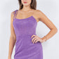 One Shoulder Scoop Neckline Short Party Dress by Cinderella Couture USA AS8124J