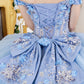 Sweetheart Neckline A-Line Quinceanera Dress by Cinderella Couture USA AS8125J