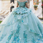Sweetheart Neckline A-Line Quinceanera Dress by Cinderella Couture USA AS8125J