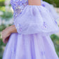 3D Floral Layered Tulle A-Line Party Dress by Cinderella Couture USA AS8130J