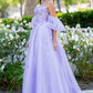 3D Floral Layered Tulle A-Line Party Dress by Cinderella Couture USA AS8130J