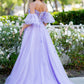 3D Floral Layered Tulle A-Line Party Dress by Cinderella Couture USA AS8130J