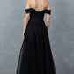 Off Shoulder Embroider A-Line Gown by Cinderella Couture USA AS8152J