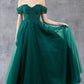 Off Shoulder Embroider A-Line Gown by Cinderella Couture USA AS8152J