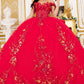 Off Shoulder Sweetheart Neckline Quinceanera Dress by Cinderella Couture USA AS8160J