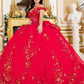 Off Shoulder Sweetheart Neckline Quinceanera Dress by Cinderella Couture USA AS8160J