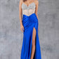 Sweetheart Neckline Leg Slit Party Dress by Cinderella Couture USA AS8171J