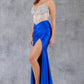 Sweetheart Neckline Leg Slit Party Dress by Cinderella Couture USA AS8171J