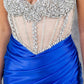 Sweetheart Neckline Leg Slit Party Dress by Cinderella Couture USA AS8171J