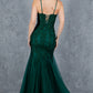 Sweetheart Neckline Spaghetti Straps Party Dress by Cinderella Couture USA AS8175J