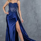 Sequins Spaghetti Straps Sheath Party Dress by Cinderella Couture USA AS8177J
