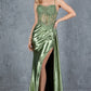 Sequins Spaghetti Straps Sheath Party Dress by Cinderella Couture USA AS8177J