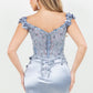 Lace Off Shoulder Short Party Dress by Cinderella Couture USA AS8181JS