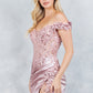 Lace Off Shoulder Short Party Dress by Cinderella Couture USA AS8181JS