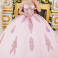 Off Shoulder Long Tail Quinceanera Dress by Cinderella Couture USA AS8190J