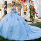 Off Shoulder Long Tail Quinceanera Dress by Cinderella Couture USA AS8190J