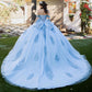 Off Shoulder Long Tail Quinceanera Dress by Cinderella Couture USA AS8190J