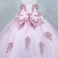Off Shoulder A-Line Girl Communion Dress by Cinderella Couture USA AS8190