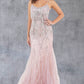 Stone Dangles Strap Sheath Party Dress by Cinderella Couture USA AS8192J
