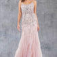 Stone Dangles Strap Sheath Party Dress by Cinderella Couture USA AS8192J